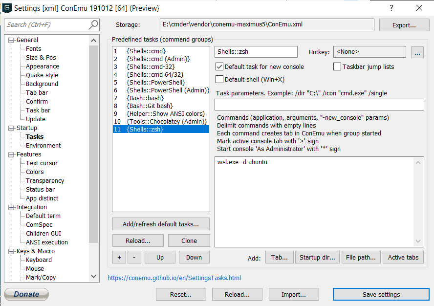 Cmder font